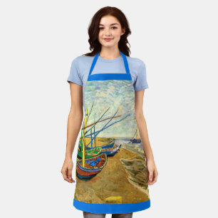 Van Gogh Vissersboten op het strand bij Saintes Ma Schort