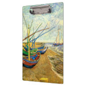 Van Gogh Vist Boats op strand bij Saintes Maries Klembord (Links)