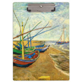 Van Gogh Vist Boats op strand bij Saintes Maries Klembord (Voorkant)