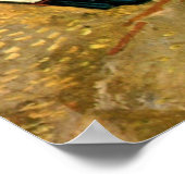 Van Gogh Vist Boats op strand bij Saintes Maries Poster (Hoek)