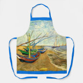 Van Gogh Vist Boats op strand bij Saintes Maries Schort (Voorkant)