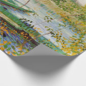 Van Gogh Vist in de lente Pont de Clichy Cadeaupapier (Hoek)