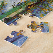 Van Gogh Vist in de lente Pont de Clichy Legpuzzel (Zijkant)