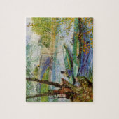 Van Gogh Vist in de lente Pont de Clichy Legpuzzel (Verticaal)