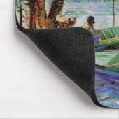 Van Gogh Vist in de lente Pont de Clichy Muismat (Hoek)