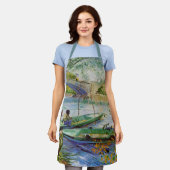 Van Gogh Vist in de lente Pont de Clichy Schort (Gedragen)