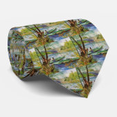 Van Gogh Vist in de lente Pont de Clichy Stropdas (Opgerold)