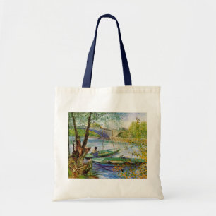 Van Gogh Vist in de lente Pont de Clichy Tote Bag