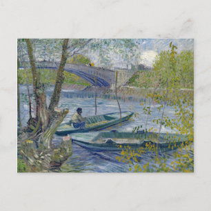 Van Gogh Vist lentesschilderen Briefkaart