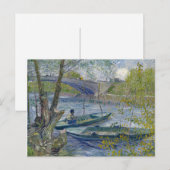 Van Gogh Vist lentesschilderen Briefkaart (Voorkant / Achterkant)
