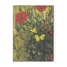 Van Gogh Vlinder Klaprozen Bloemen Vrede Lotsbeste