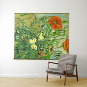 Van Gogh - Vlinders en Klaprozen Wandtapijt Wandkleed (In Situ (horizontaal))