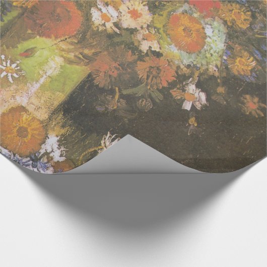 Van Gogh  volken en Chrysanthema Cadeaupapier (Hoek)