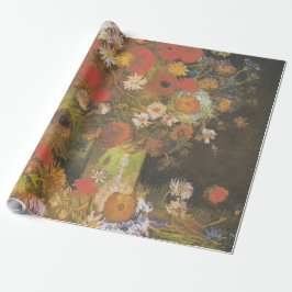 Van Gogh  volken en Chrysanthema Cadeaupapier