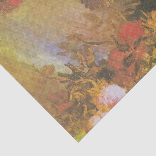 Van Gogh  volken en Chrysanthema Tissuepapier (Detail)