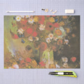 Van Gogh  volken en Chrysanthema Tissuepapier (Craft)