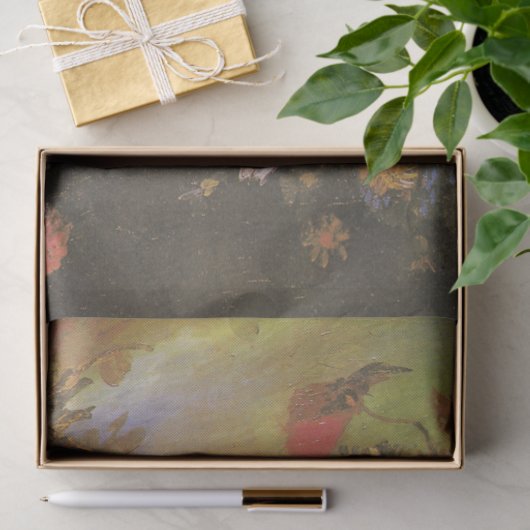 Van Gogh  volken en Chrysanthema Tissuepapier (Geschenk)