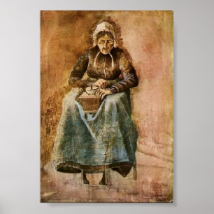 Van Gogh - Voman Grinding Coffee Poster