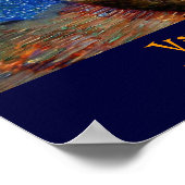 Van Gogh: Vrienden in koperen Bowl Poster (Hoek)