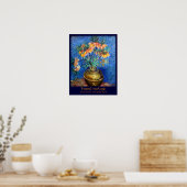 Van Gogh: Vrienden in koperen Bowl Poster (Keuken)