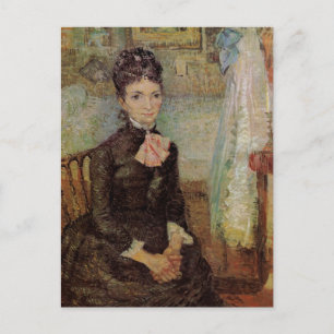 Van Gogh, Vrouw gezeten door een wieg,  Kunst Briefkaart