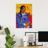 Van Gogh - Vrouw met een Bloem Poster (Thuiskantoor)