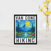 Van Gogh Wandelen, Camping Bergen Natuur, Funny H Kaart (Gele Bloem)