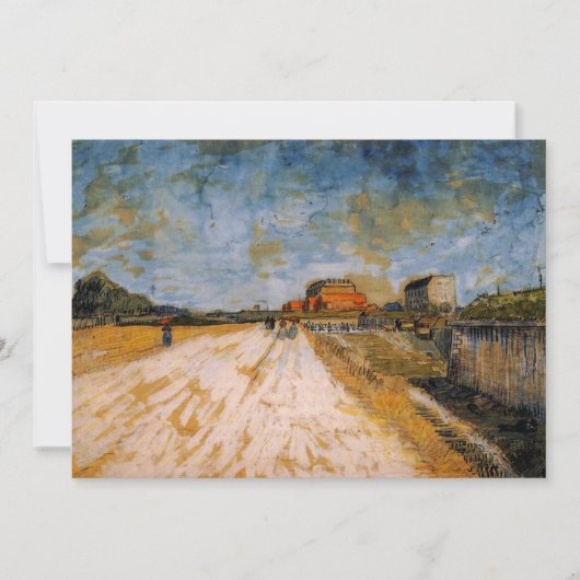 Van Gogh Wandelend langs de Parijse Wallen (Voorkant)