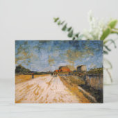 Van Gogh Wandelend langs de Parijse Wallen (Staand voorkant)