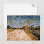 Van Gogh Weg langs de Parijse Wallen Briefkaart (Voorkant / Achterkant)