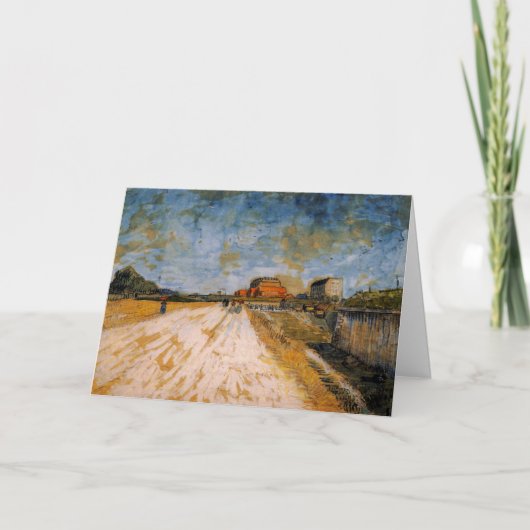 Van Gogh Weg langs de Parijse Wallen Kaart (Voorkant)