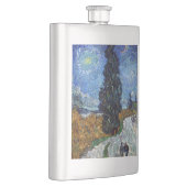 Van Gogh weg met cipressen impressionisme Flacon (Rechts)
