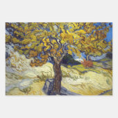 Van Gogh weg met cipressen impressionisme Inpakpapier Vel (Voorkant 3)