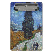Van Gogh weg met cipressen impressionisme Mini Klembord (Voorkant)