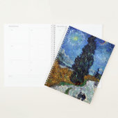 Van Gogh weg met cipressen impressionisme Planner (Display)