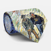 Van Gogh - Weg met cipressen Stropdas (Opgerold)