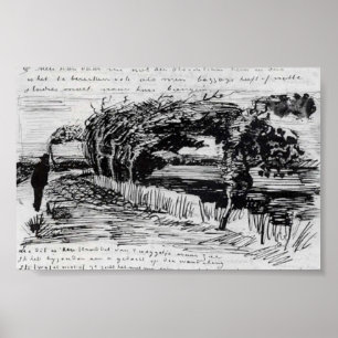 Van Gogh - Weg naar het strand Poster