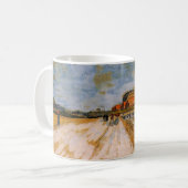 Van Gogh Weg Rennend Langs de Parijse Wallen Koffiemok (Voorkant links)