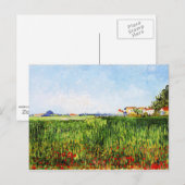 Van Gogh - Weide met klaprozen Briefkaart (Voorkant / Achterkant)