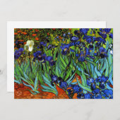 Van Gogh - Wenskaart Irises (Voorkant / Achterkant)