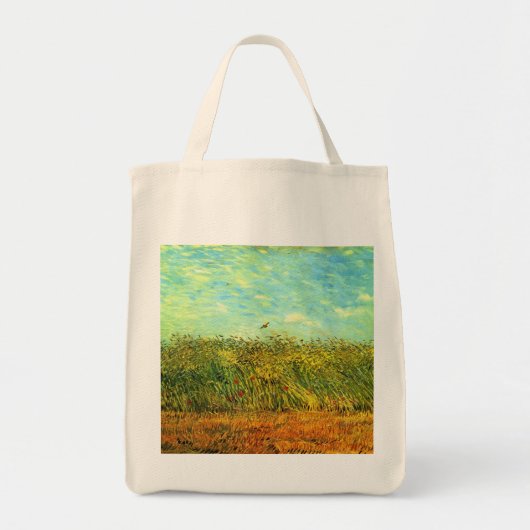 Van Gogh Wheat Field Canvas tas (Voorkant)