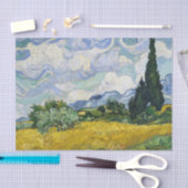 Van Gogh Wheat Field Cypresses Painting Tissuepapier (Craft)