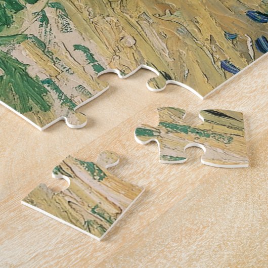 Van Gogh Wheat Field en Giraffe Compilation Legpuzzel (Zijkant)