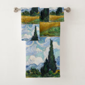  Van Gogh Wheat Field met Cypresses Bad Handdoek (Insitu)
