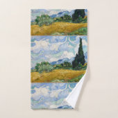  Van Gogh Wheat Field met Cypresses Bad Handdoek (Handdoek)