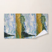  Van Gogh Wheat Field met Cypresses Bad Handdoek (Handdoek)