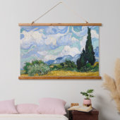 Van Gogh Wheat Field met Cypresses Hangend Wandkleed (Slaapkamer)