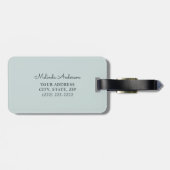 Van Gogh Wheat Field met Cypresses. Impressionisme Bagagelabel (Achterkant horizontaal)