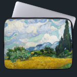 Van Gogh Wheat Field met Cypresses. Impressionisme Laptop Sleeve<br><div class="desc">Van Gogh "Wheat Field with Cypresses" laptophoes.</div>