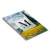 Van Gogh Wheat Field met Cypresses. Impressionisme Notitieboek (Rechterzijde)